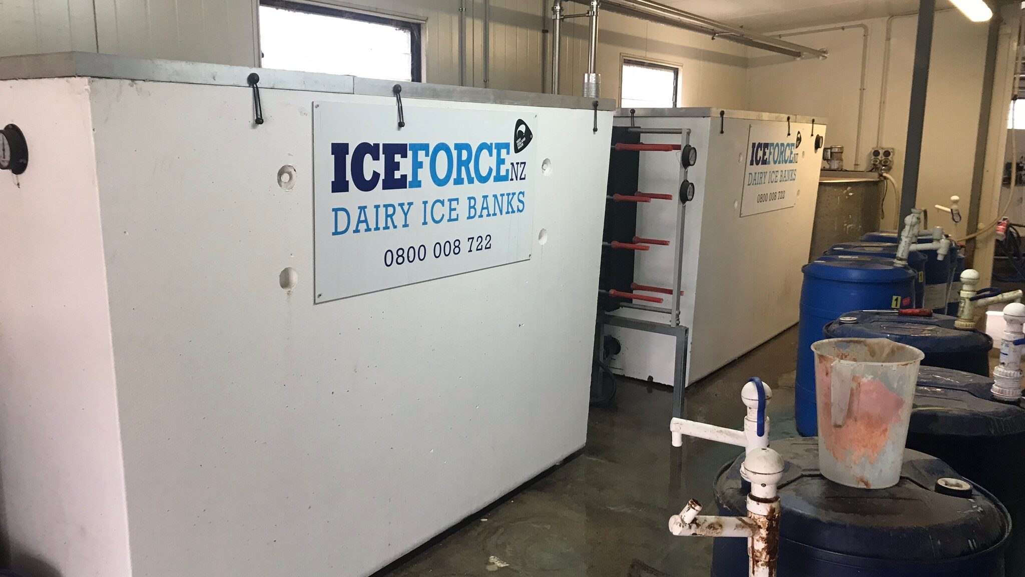 ICEFORCE Dairy Cooling TAUPO REFRIGERATION & AIR CONDITIONING